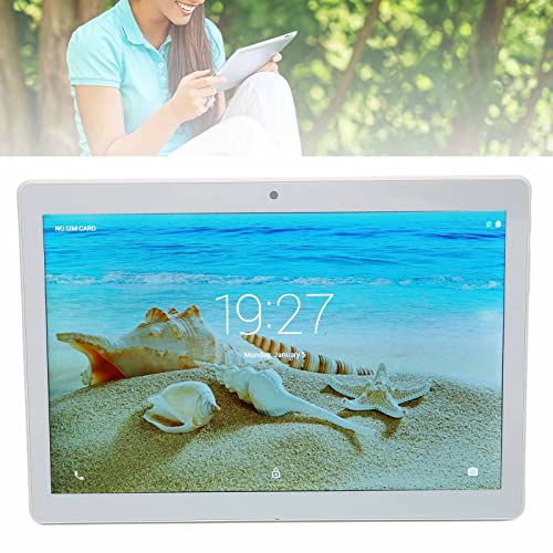 Asixxsix Android Tablet 10 inch, 2GB 32GB 1960x1080 IPS HD Display 1.6 GHz Octa Core Processor Android 11.0 Tablet, Dual Camera, 4000mAh, 128GB Expand Storage, Portable Gaming Tablet PC Silver(US)
