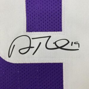 Facsimile Autographed Adam Thielen Minnesota Purple Reprint Laser Auto Football Jersey Size Men's XL