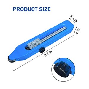 wisuwore Contour Gauge Scribe Tool, Precisely Copy Irregular Shape Duplicator, Adjustable Lock Woodworking Measure Ruler for DIY Handyman, Construction, Carpet, Tile Laying