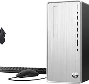 HP Newest Pavilion TP01 Desktop Computer, AMD Ryzen 7-5700G (Beats i9-10900), AMD Radeon, DVD Writer, Wireless, 9 USB Ports, HDMI, Bluetooth, Windows 11 Home (32GB RAM | 1 TB PCIe SSD)