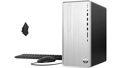 HP Newest Pavilion TP01 Desktop Computer, AMD Ryzen 7-5700G (Beats i9-10900), AMD Radeon, DVD Writer, Wireless, 9 USB Ports, HDMI, Bluetooth, Windows 11 Home (32GB RAM | 1 TB PCIe SSD)