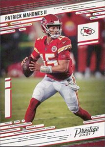 2021 panini prestige #91 patrick mahomes ii kansas city chiefs official nfl football trading card in raw (nm or better) condition