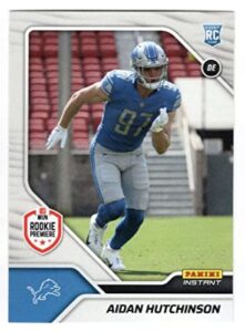 aidan hutchinson rc 2022 panini instant rps first look rookie /1282#fl2 nm+-mt+ nfl football rookie premiere lions