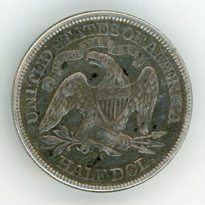 1875 CC Seated Liberty Half Dollar VF-30