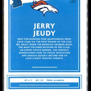 Jerry Jeudy - Broncos [Rated Rookie] 2020 Panini Donruss Optic NFL Football Card #157