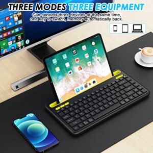 Updated 2023 Version K486 Wireless Bluetooth 5.0 Multi-Device Keyboard for Windows, macOS, iPadOS, Android or Chrome OS, Compact, Compatible with PC, Mac, Laptop, Smartphone, Tablet - Black