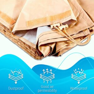 Pool Covers for Inground Pools, Pools Reel up to 20FT, Heavy Duty Waterproof Solar Blanket Cover for Pool