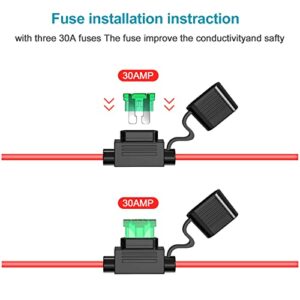 ZLWAWAOL Power Wheel Adapter with Fuse & Switch, Battery Adapter for Makita 18V Lithium Battery, with 16 Gauge Wire,Power Convertor for DIY Ride On Truck,RC Toys,Robotics and Work Lights