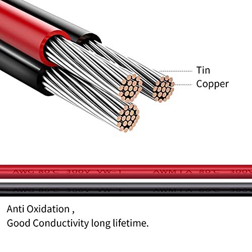 ZkeeShop Solar to XT60 Solar Charge Cable Solar Connector to XT60 Adapter Solar Panel Extension Cable 12AWG Cable Compatible for Ecoflow Delta River EB55 Solar Generator Portable Power Station 60CM