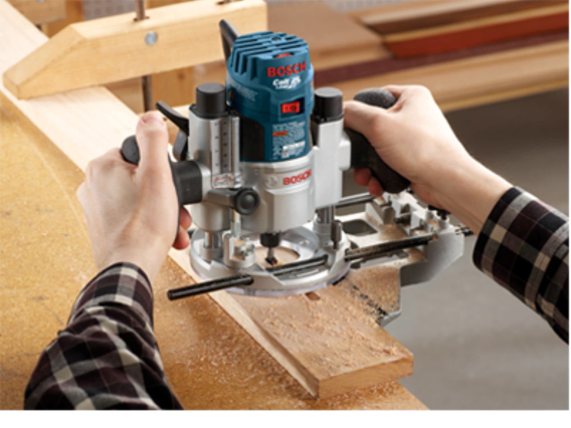 BOSCH RBS015MBS 15-Piece (Universally Compatible Accessory) Carbide-Tipped Wood Router Bit Assorted Set