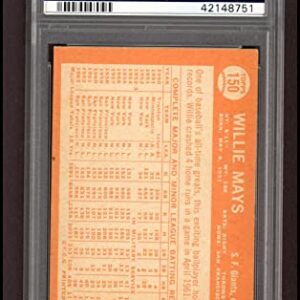 1964 Topps # 150 Willie Mays San Francisco Giants (Baseball Card) PSA PSA 4.00 Giants