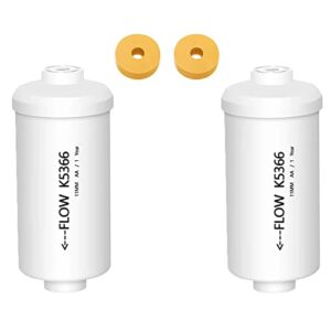 pf-2 fluoride and arsenic water filters, for berkey pf-2 fluoride filter replacement, efficiently reduces chlorine & fluoride and heavy metal, compatible with berkey gravity filtration system(2 packs)