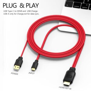 RUBU Type C to HDMI (6 Ft Cable)