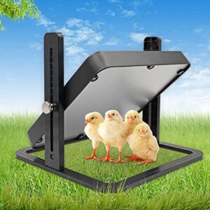 HHNIULI Chick Brooder Heater Chick Heating Plate 11 x 11 Inch Poultry Brooder Heater with Adjustable Height for Chicks and Ducklings Warms Up to 15 Chicks for Chicken Coop