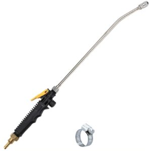 replacement sprayer wand,3/8" brass barb stainless steel sprayer wand, 24 inches universal sprayer wand (3/8" hose barb sprayer wand)