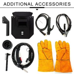 Evargc 110V 3 In 1 Mig Welder ARC Lift Tig Mig Gasless No Gas Flux Core Wire IGBT Multifunctional Welding Machine