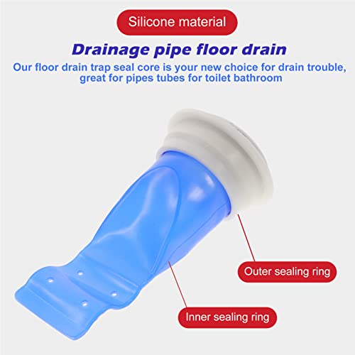 DOITOOL 10pcs Drain Backflow Preventer Adjustable Silicone Sink Floor Drain Traps One Way Drain Valve Sewer Core for Pipes Tubes Toilet Bathroom Kitchen