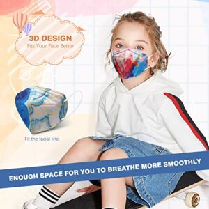 Cute KN95 Face Masks for Kids 50 Pack 5 Layers Breathable Children Safety Respirator Multicolor Cup Dust Disposable Child KN95 Mask