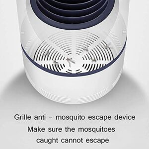 Mosquito Killer Lamp Electric Mosquito Killer Trap Mosquito Light Insect Killer Indoor & Outdoor,Mosquito Exterminator for Fly Control,Suction Fan (White)