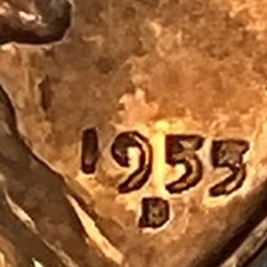 1955 D Lincoln Cent D/D RPM7 Penny Seller MS-65