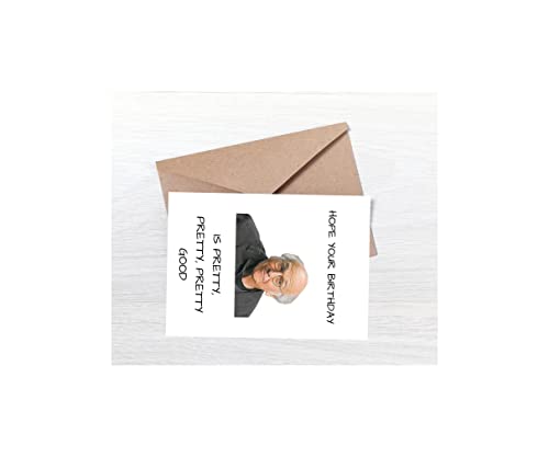 Very Funny Larry David Inspired Birthday Card, Tv Show Greeting Card, Greeting Card, Birthday Humor Card, Comedian Birthday Card, Funny Birthday Card for Her, Card for Him