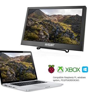 Thinlerain Portable Monitor - 11.6 inch 1080P FHD HDMI VGA Laptop Monitor,1920 x 1080P IPS LED Display External Monitor for Laptop and Computer, Build in Speakers