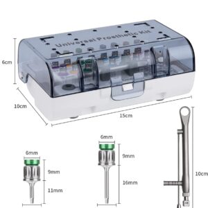 NSKI Universal Implant Torque Wrench Screwdriver Prosthetic Kit 10-70NCM Ratchet Drivers Implant Repair Tools