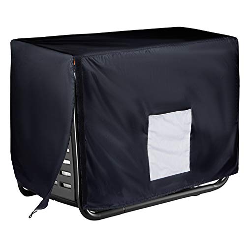 Softclub Waterproof Generator Cover for Universal 5500-15000 Watt for most Portable Generator, 38 x 28 x 30inch Black