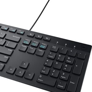 Dell Wired Keyboard and Mouse - KM300C, Black