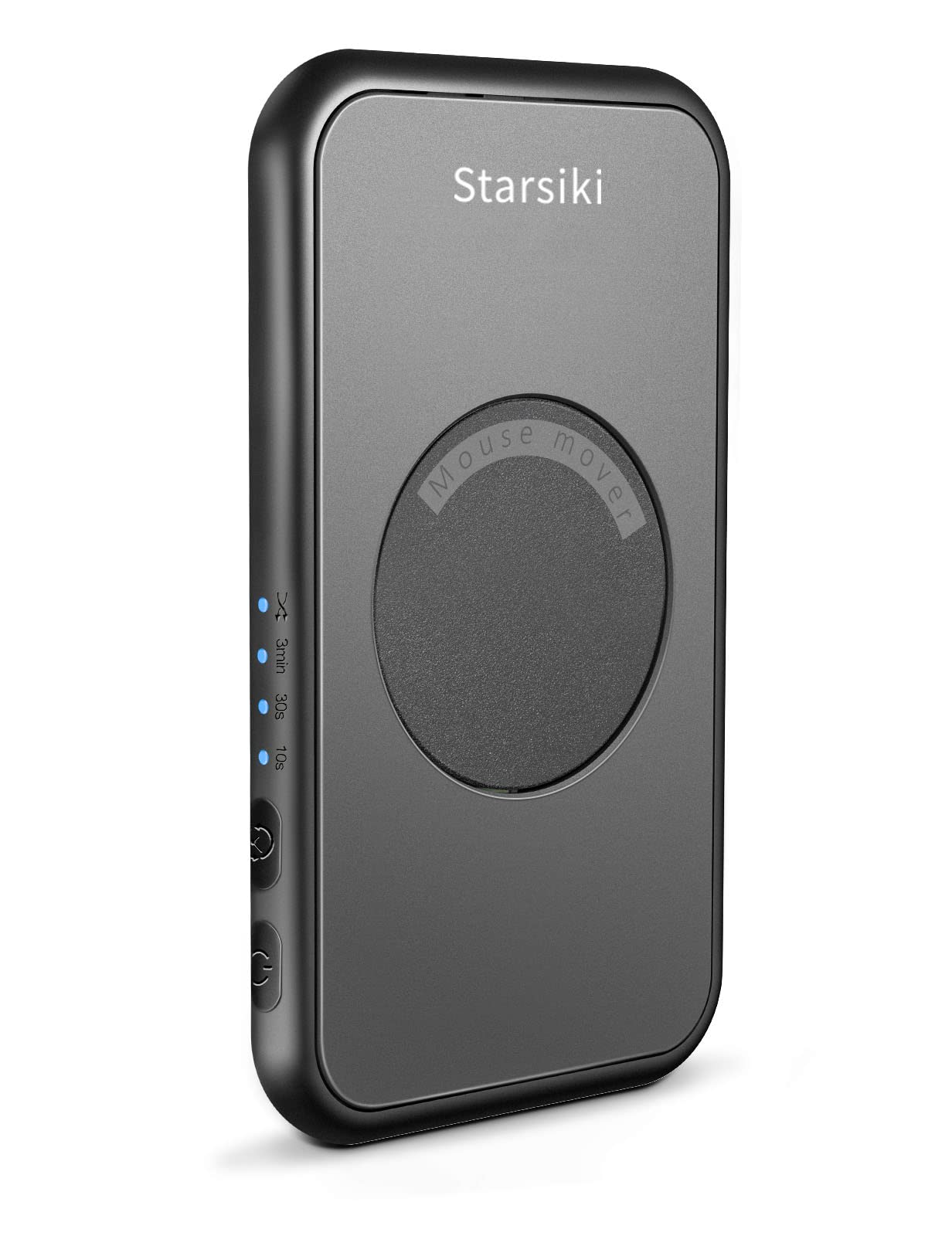 【Ultra-Slim Quiet】STARSIKI Undetectable Mouse Jiggler Interval Timer Adjustable, Mouse Mover with On/Off Switch, Automatic Device to Keep Moving Mouse Wiggler Shaker Clicker Random Movement DriverFree