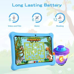 Kids Tablet 10 inch Tablets: qunyiCO 10'' Tablet for Kids 2GB + 32GB Android Tablet 2MP+8MP Camera 1280*800 IPS Touch Screen Kid-Proof Case Parental Control Learning App on Google Certified Playstore