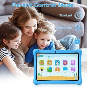 Kids Tablet 10 inch Tablets: qunyiCO 10'' Tablet for Kids 2GB + 32GB Android Tablet 2MP+8MP Camera 1280*800 IPS Touch Screen Kid-Proof Case Parental Control Learning App on Google Certified Playstore