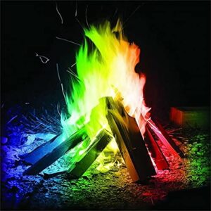 Halloween Party Flames Color Changing Powder for Fire Pit Campfire, Bonfire, Outdoor Fireplace for Carnival Party Festival Decorative Supplies, 10G