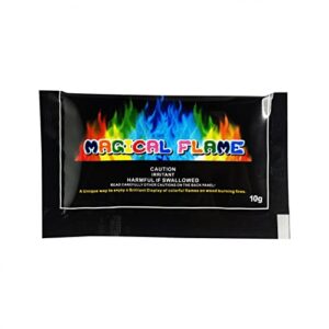 Halloween Party Flames Color Changing Powder for Fire Pit Campfire, Bonfire, Outdoor Fireplace for Carnival Party Festival Decorative Supplies, 10G