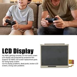 3.2 inch Game Console Lower Screen, Replacement LCD Backlight Display Touch Screen Touch Screen Under Glass for NDSL Game Console