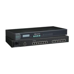nport 5630-16, device server, 16 serial port rs-422/485, 10/100 ethernet, rj-45, 15kv esd, 110v, 0-60°c