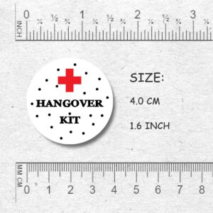 Hangover Kit Sticker, Emergency Hangover Kit, Party Favour Labels, Party Favour Stickers, Hangover Kit Labels,Survival Kit, Wedding Favor Stickers120pcs/set