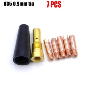 ARMYJY 7PCS Gasless Nozzle Tips Fit Century FC90 Flux Cored Wire Feed Welder K3493 1 Mig Welding Accessory Contact Tip for Mig Welding