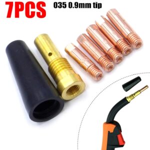 ARMYJY 7PCS Gasless Nozzle Tips Fit Century FC90 Flux Cored Wire Feed Welder K3493 1 Mig Welding Accessory Contact Tip for Mig Welding