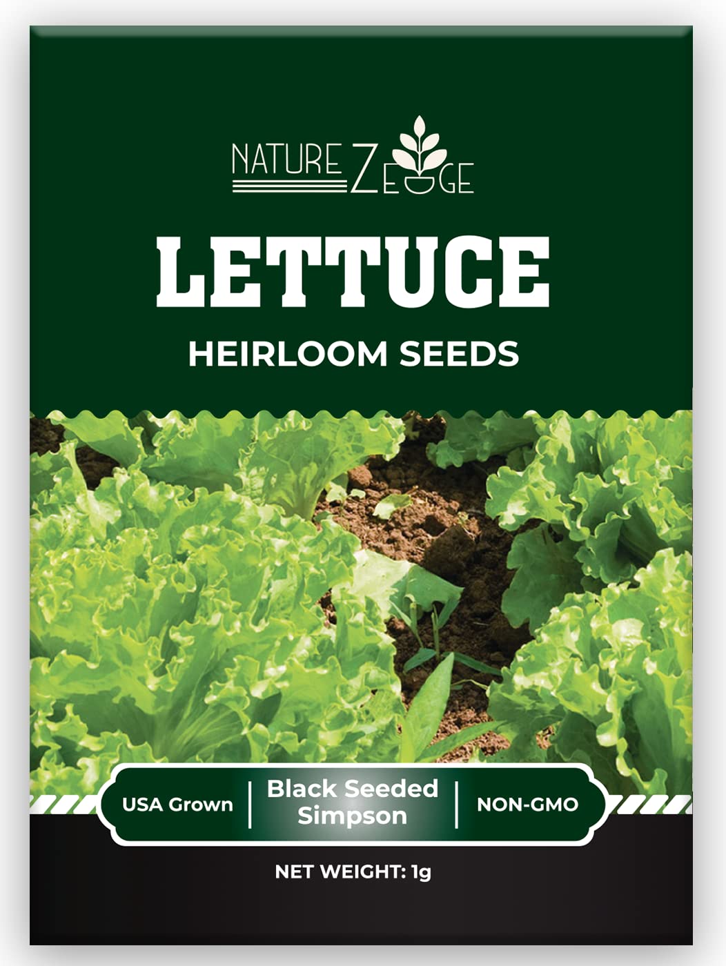 Lettuce Seeds for Planting, Red Romaine Lettuce, Bibb Butter Lettuce, Black Seeded Simpson, Green Ice Iceberg Lettuce, Non-GMO…