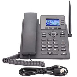 voip phone, fast dialing 4g wifi voicemail sip telephone for office us plug