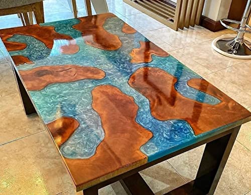 Epoxy Table, Live Edge Wooden Table, Epoxy Resin River Table, Natural Wood,Dining Table, Natural Epoxy Table, Resin Table