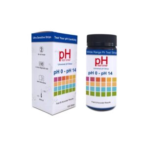 pH Test Strips, 200 Urinalysis and Saliva Testing Strips to Monitor Alkaline and Acid Levels in Body, Become More Alkaline & Get Healthier,PH 0 to 14 Reagent Strips
