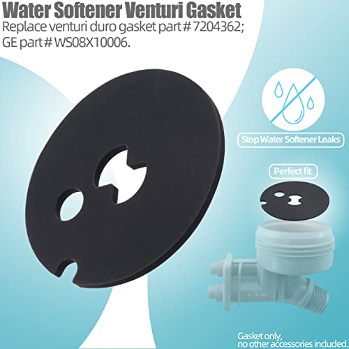 Water Softener Venturi Gasket Compatible with Kenmore, Whirlpool, Morton, GE Water Softener, 7204362 Water Softener Replacement Parts（3 Pack)