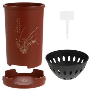 eringogo package list- 1x orchid pot, 1x saucer, 1x drainage insert. please feel free to if you have any before or after purchasing, our customer service is ready for you at anytime.