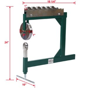 Veemuaro English Wheel, Heavy Duty English Wheel Metal Shaping Benchtop Machine, Benchtop English Wheel