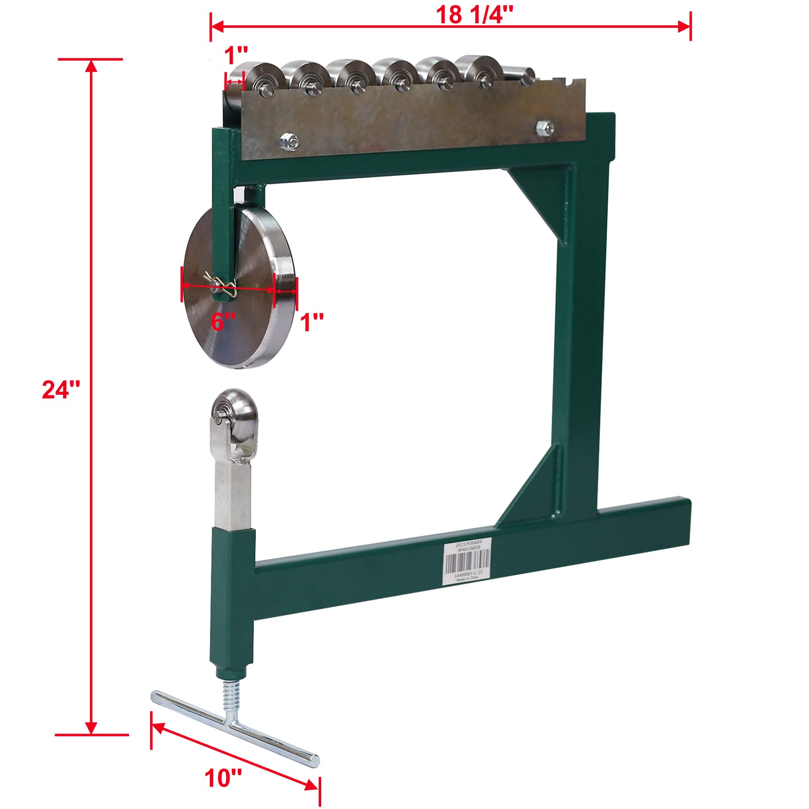 Veemuaro English Wheel, Heavy Duty English Wheel Metal Shaping Benchtop Machine, Benchtop English Wheel