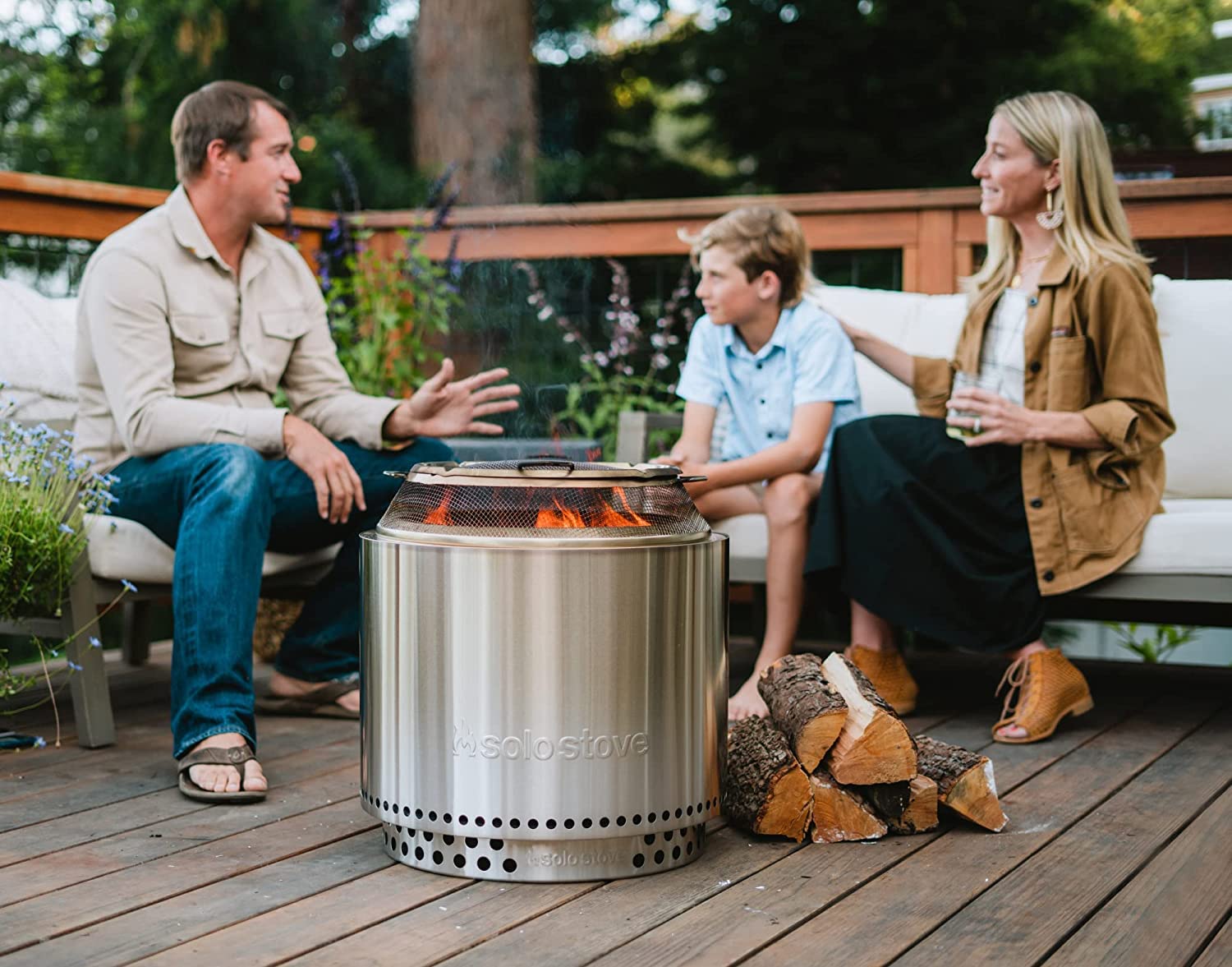 Solo Stove Bonfire Ultimate Bundle 2.0 | Smokeless Fire Pit, Stand, Shelter, Shield, Lid, Handle, Sticks&Tools, Portable Camping Accessories, Wood Burning, Stainless Steel, H: 16.75in x Dia: 19.5in