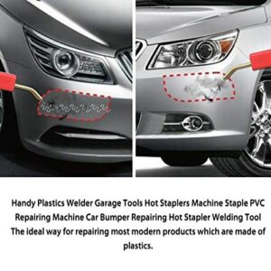 New Upgrade Plastic Welder Garage Tools Staplers Machine Staple PVC Plastic,50W Staplers Welding Machine (Red, One Size)