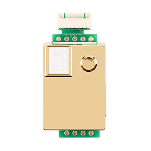 JESSINIE MH-Z19B Infrared Carbon Dioxide Sensor Air Quality Monitoring CO2 Concentration Detection Sensor Module 4.5～5.5VDC 0-10000ppm CO2 Gas Sensor with Terminals Cable